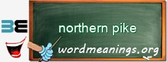 WordMeaning blackboard for northern pike